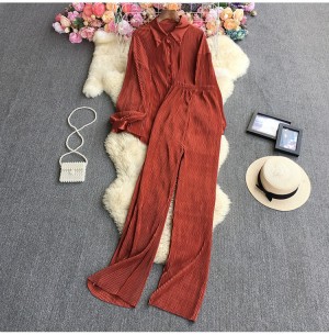 Candy color top and pants set