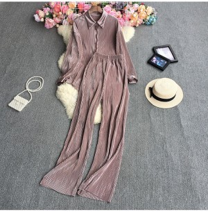 Candy color top and pants set