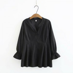 LM+ Fluted Sleeve Blouse