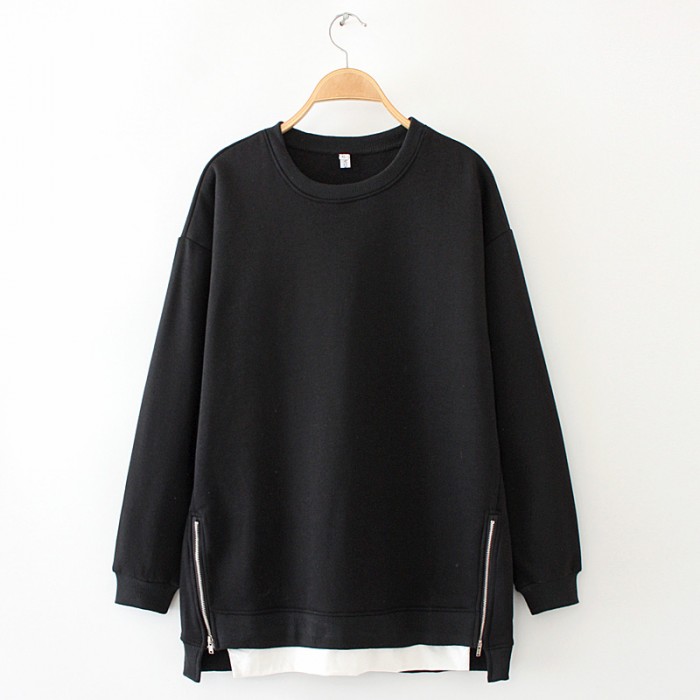 LM+ Pullover with Zipper Detail