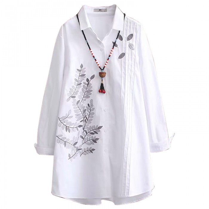LM+ Motif Embroidered Shirt