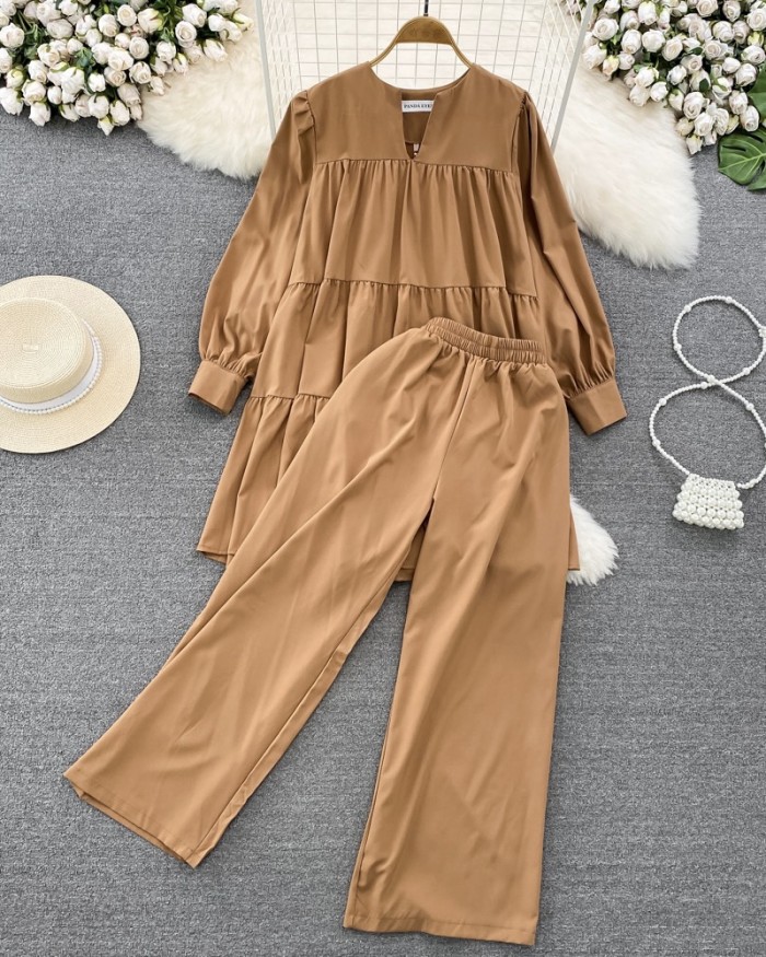 Basic tunic and pants set