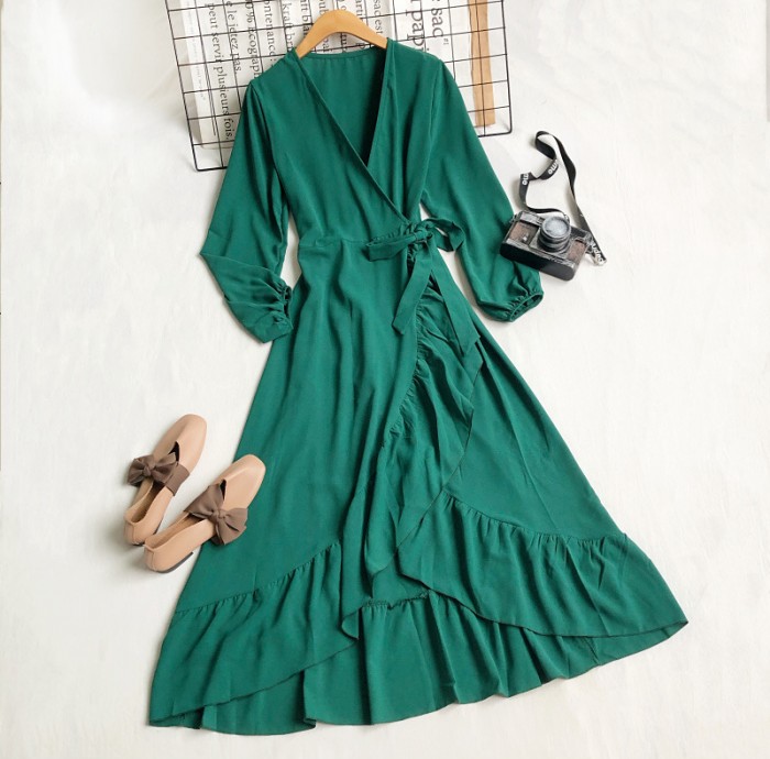 Kimono wrap dress