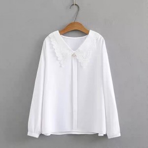 LM+ Lace Collar Shirt