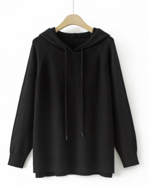 LM+ Knit hoodie pullover