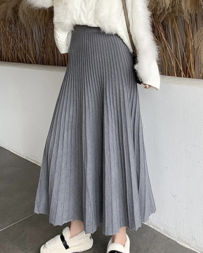 Basic knit skirt