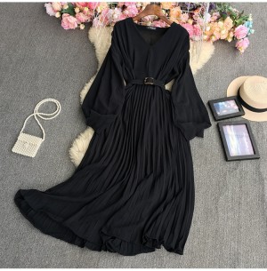 V-neck dress