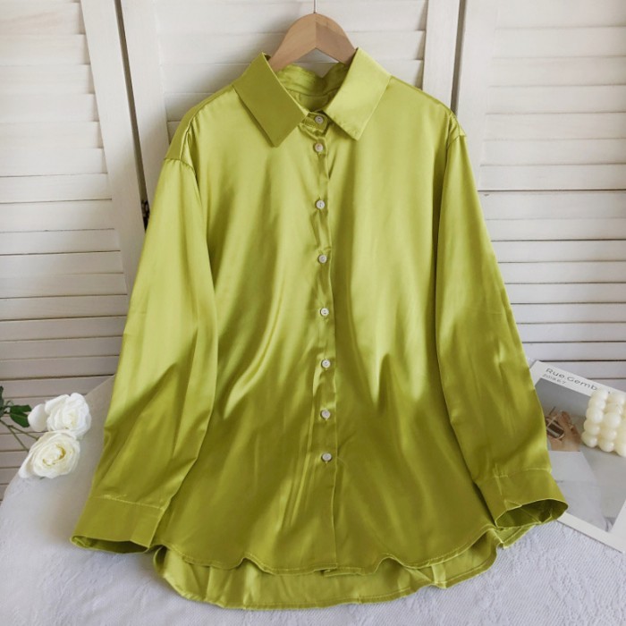 Long Candy color blouse