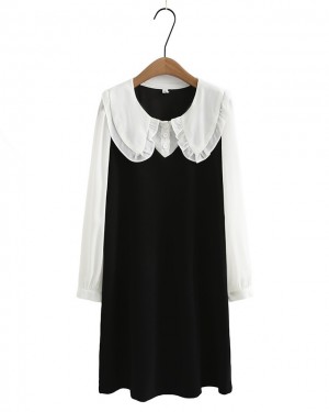 LM+ Pan collar dress