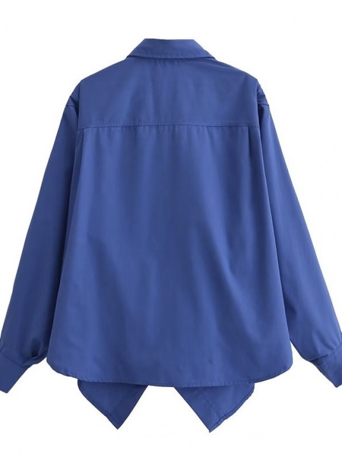 Basic button blouse