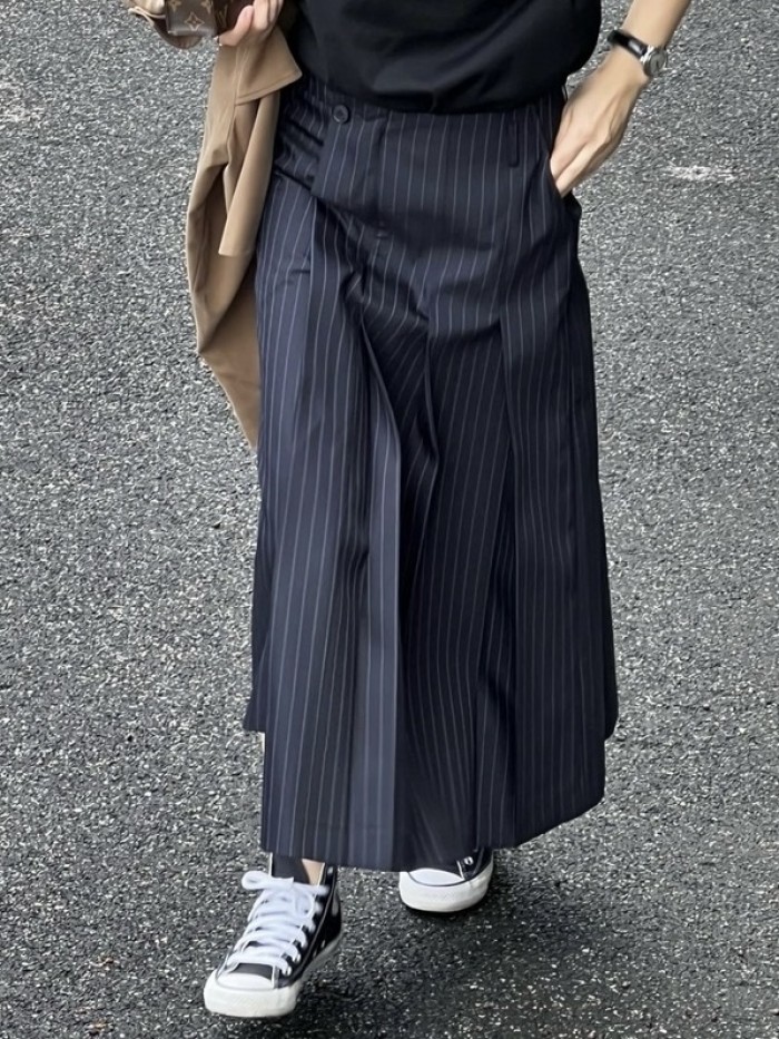 Pinstripe skirt