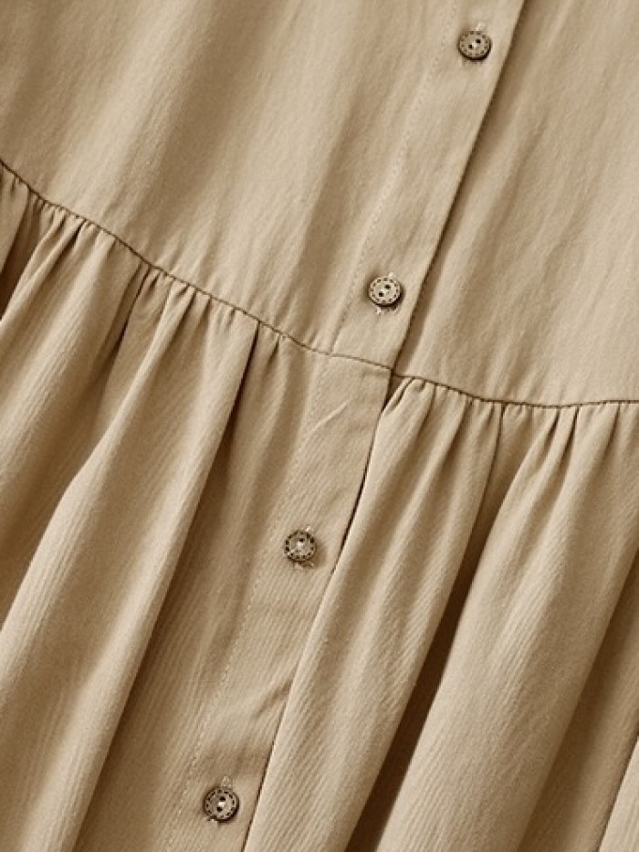LM+ Collared Button dress