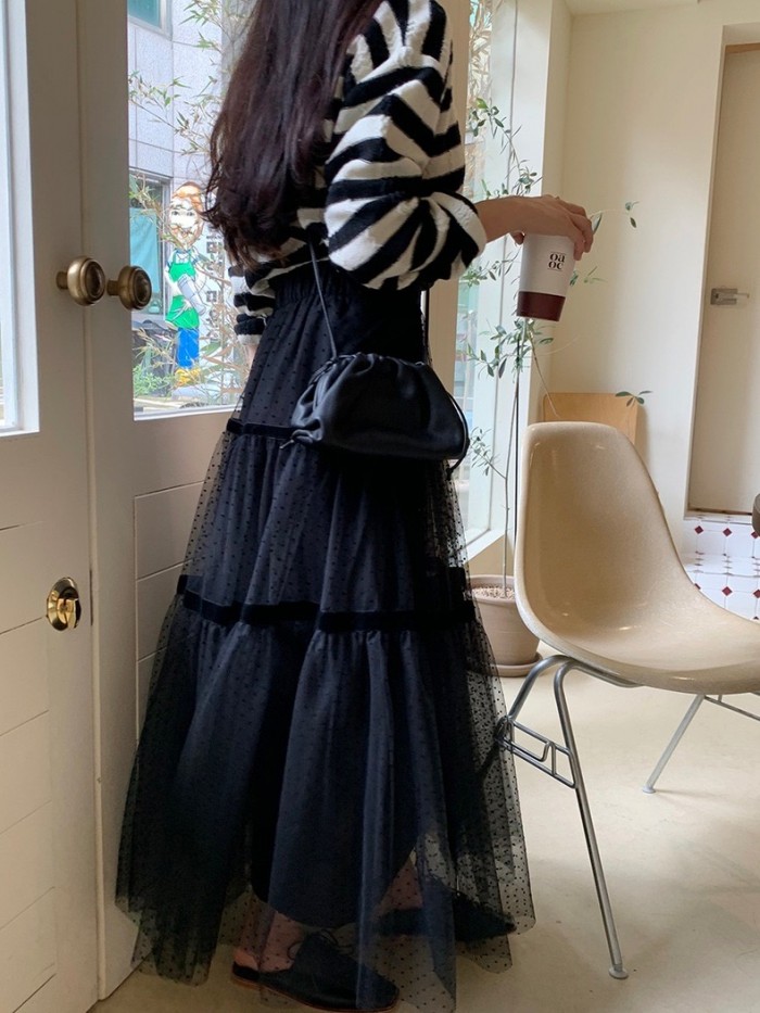 Polka dot tutu skirt