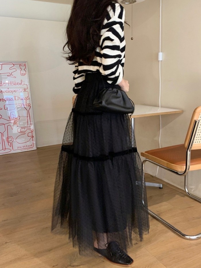 Polka dot tutu skirt