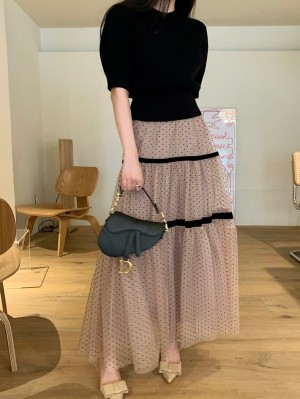 Polka dot tutu skirt