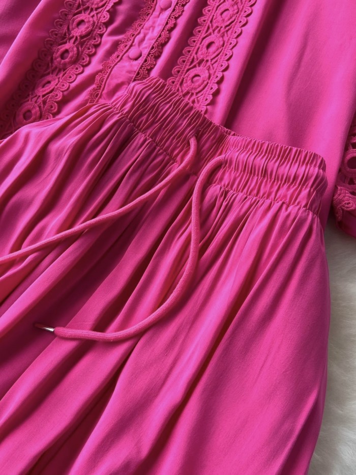 Lace blouse and skirt set