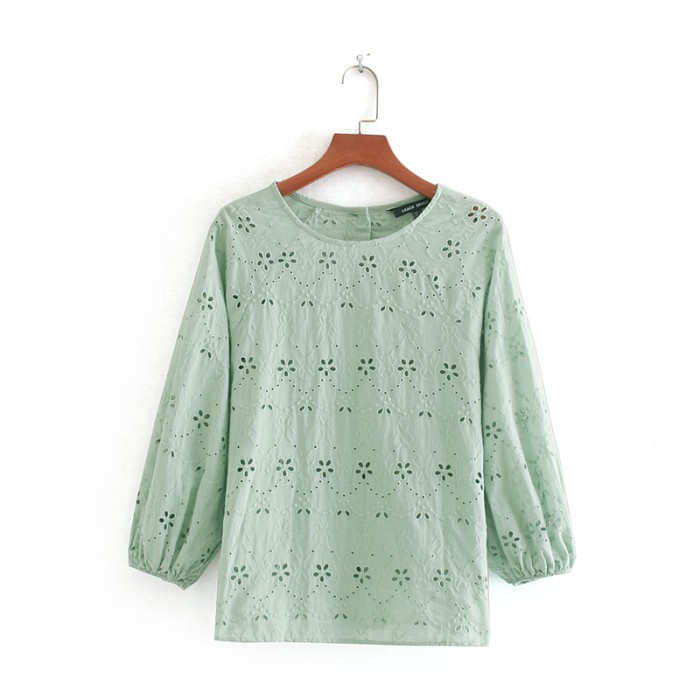 Eyelet Blouse