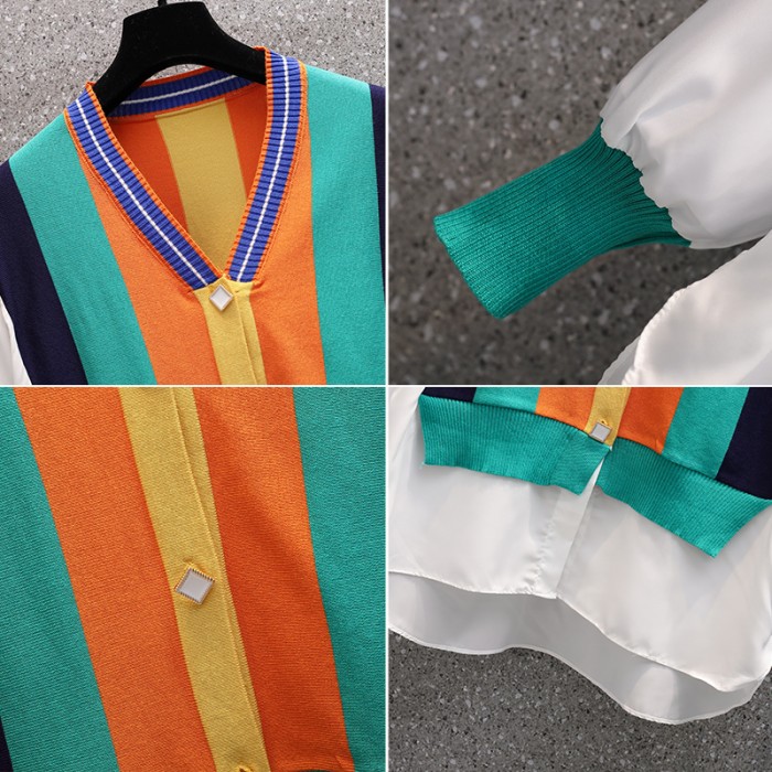 LM+ Colorblock Blouse
