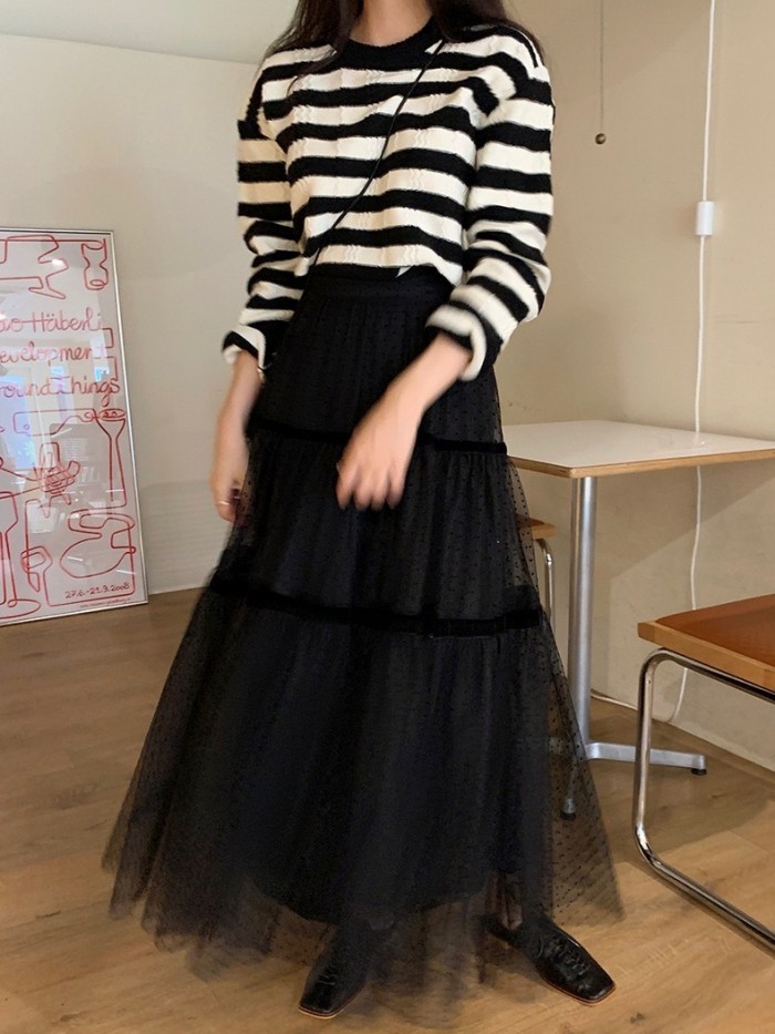 Polka dot tutu skirt