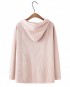 LM+ Hooded knit pullover