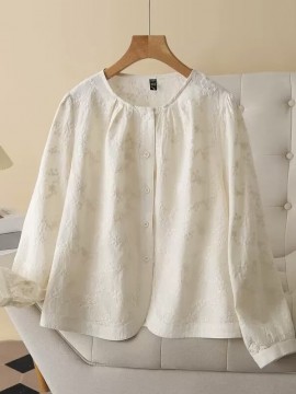 LM+  Embroidery motif blouse