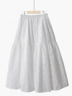 Broderie eyelet skirt