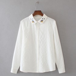 LM+ Floral Embroidered Shirt