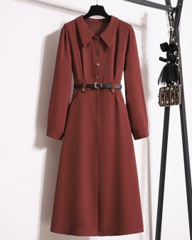 LM+ Button detail dress