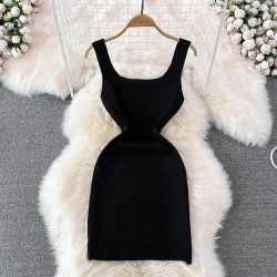 Sleeveless knit dress