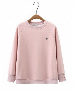 LM+ Heart motif pullover