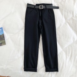 Jeans with belt