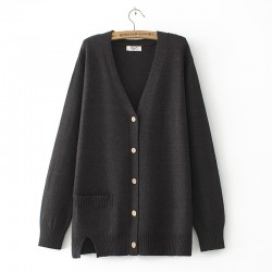 LM+ Knit Button Cardigan