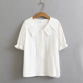 LM+  Pan Collar Top