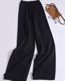 Drawstring knit pants