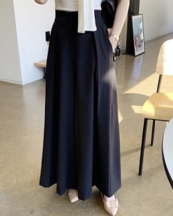 High-waist flare pants