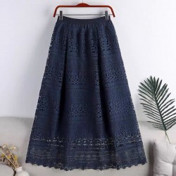 Crotchet eyelet skirt f1