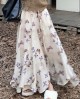Butterfly motif skirt