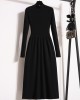 LM+ Mockneck knit dress