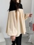 Combination pleated blouse
