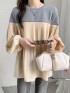 Combination pleated blouse