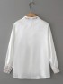 LM+  floral motif embroidered blouse
