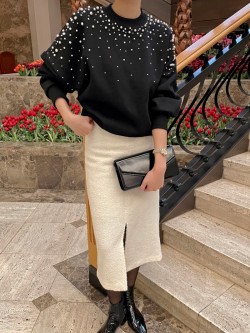 Diamante detail pullover
