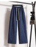LM+ denim drawstring pants