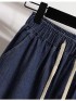 LM+ denim drawstring pants