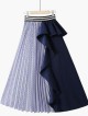 Combination pleated skirt
