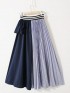 Combination pleated skirt
