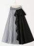 Combination pleated skirt