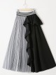 Combination pleated skirt
