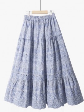 Broderie eyelet skirt