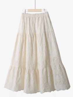 Broderie eyelet skirt